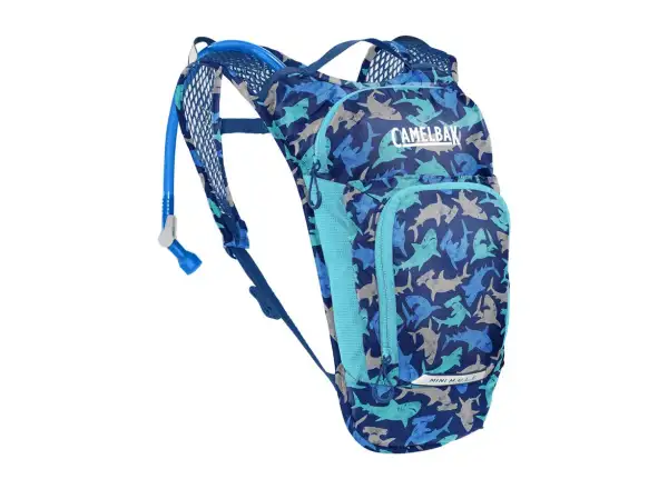 Camelbak Mini Mule detský batoh 5 l + rezervoár 1,5 l Sharks