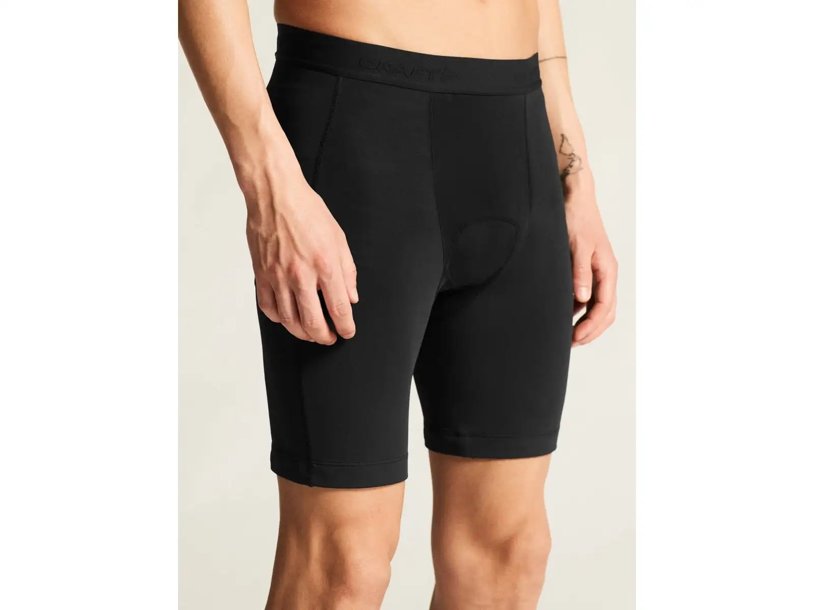 Crart Everyday Bike Liner C4 pánske vnútorné kraťasy s vložkou čierna