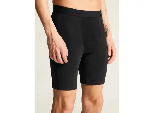 Crart Everyday Bike Liner C4 pánske vnútorné kraťasy s vložkou čierna