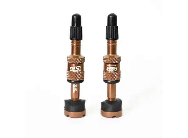 E-13 Quick Fill bezdušové ventily 23-31 mm 2 ks Bronze