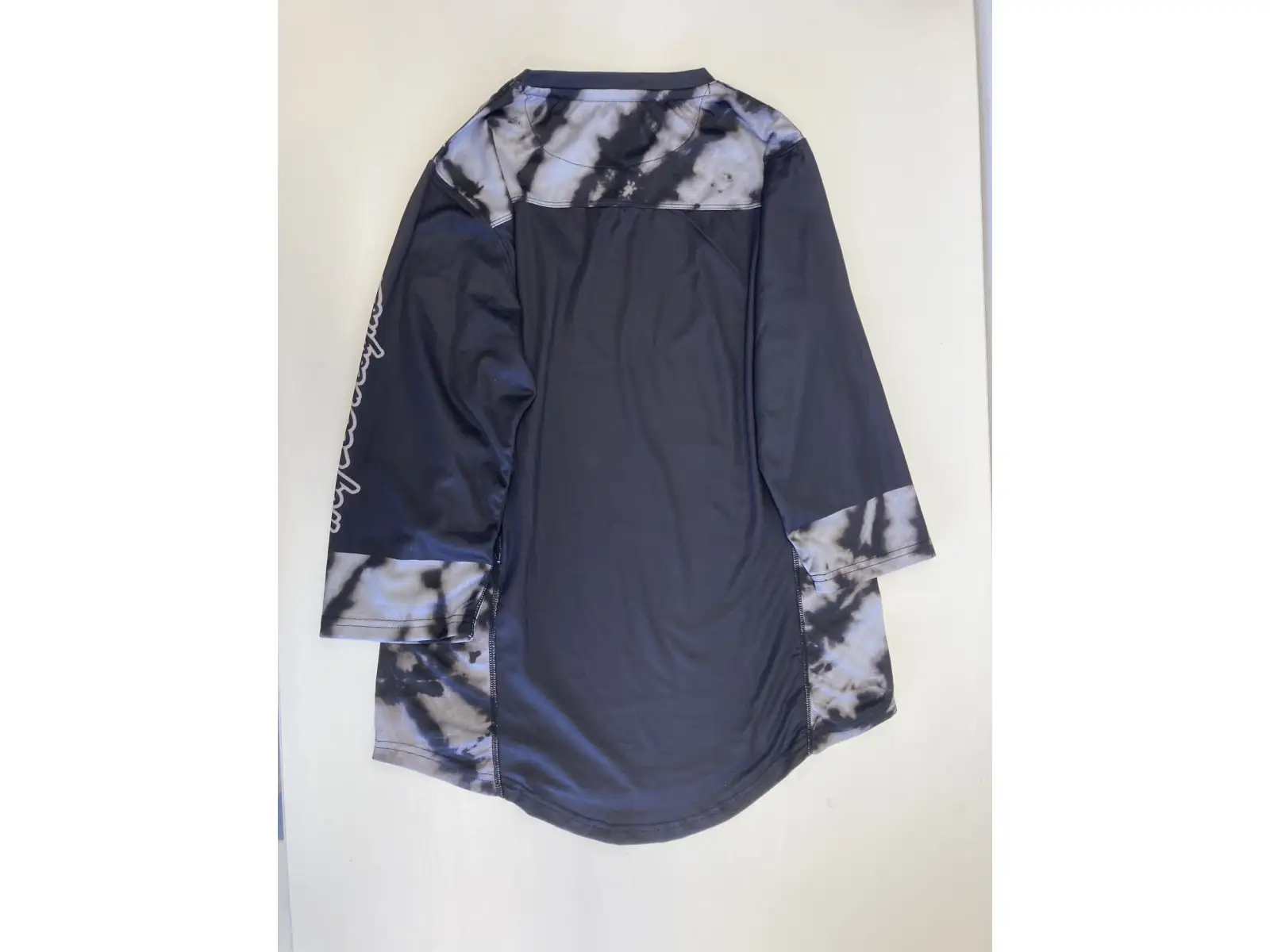 Troy Lee Designs Mischief Dámske tričko s 3/4 rukávmi Tie Dye Black