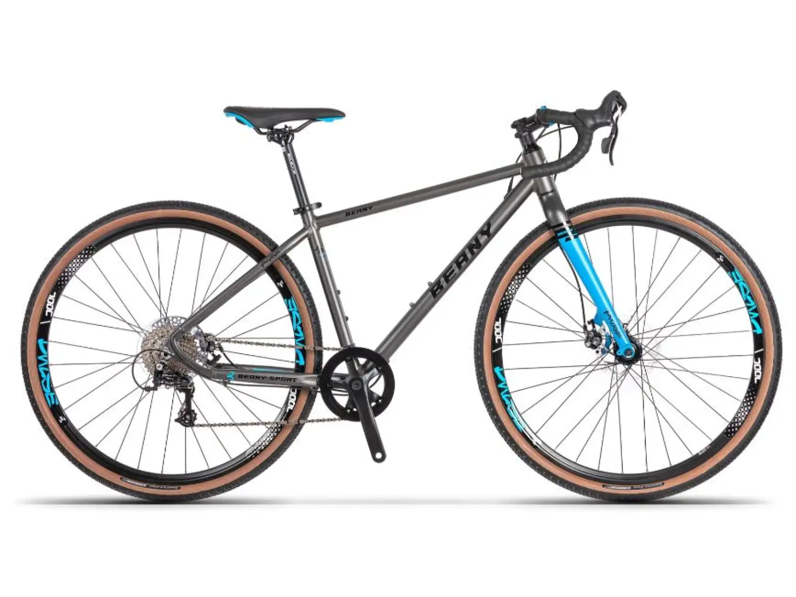 Beany Pulse 700 detský gravel bicykel light blue