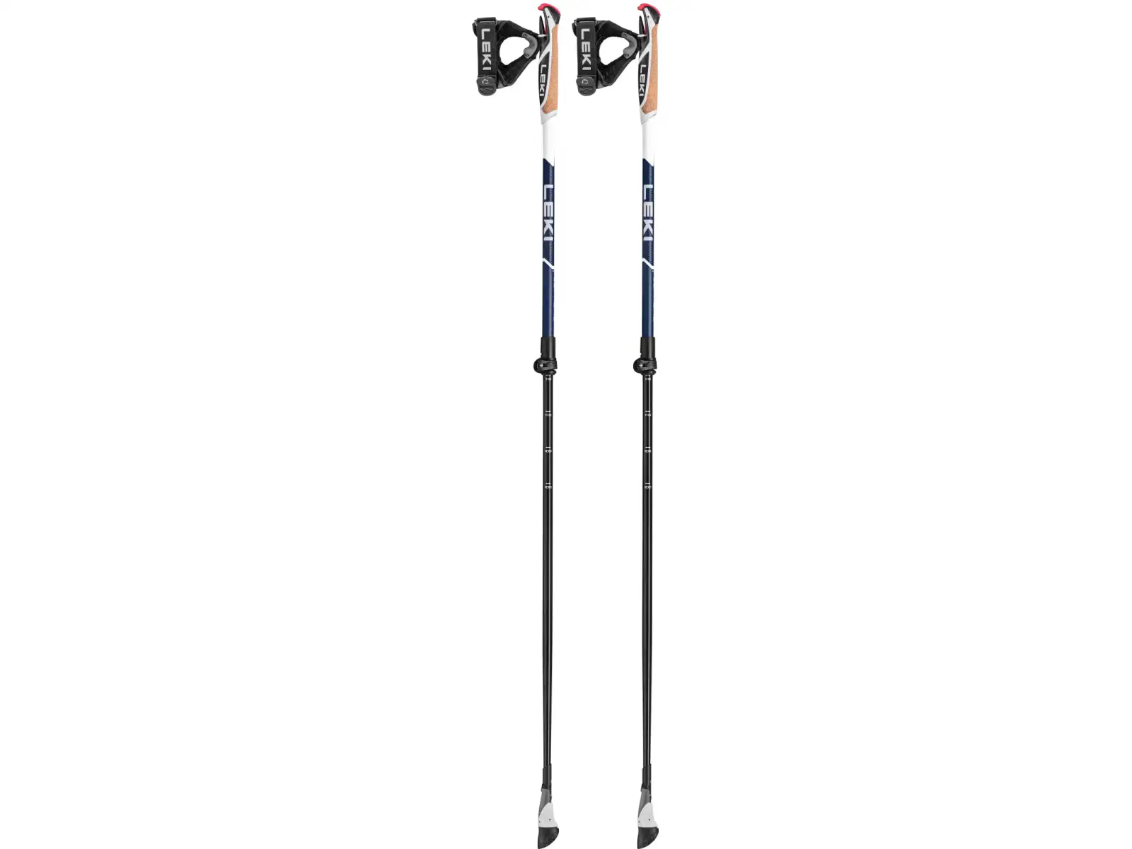 Leki Smart Supreme trekingové palice Midnightblue/White veľ. 100-130 cm