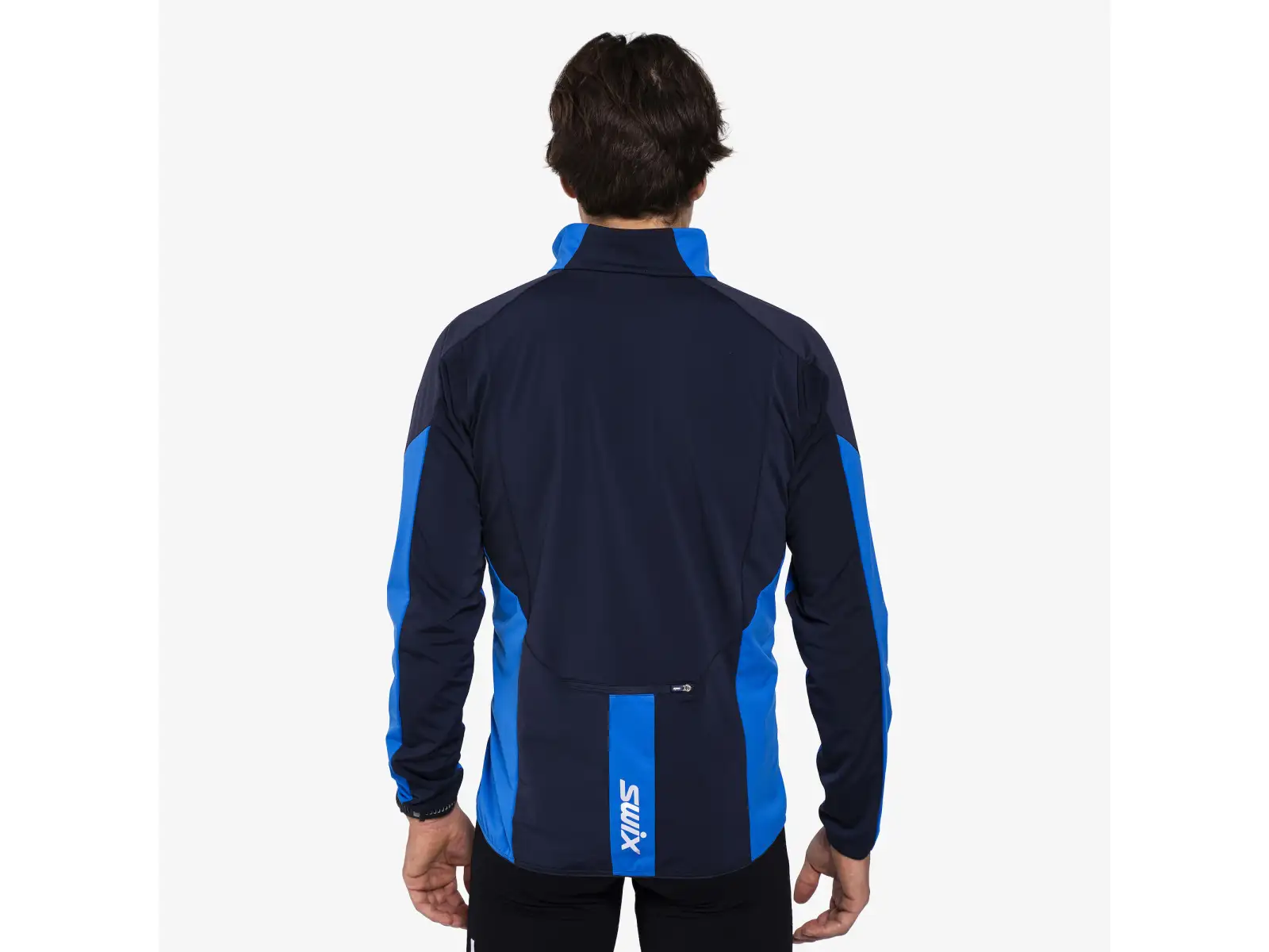 Swix Focus Wind pánska bunda Modrá