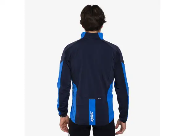 Swix Focus Wind pánska bunda Modrá