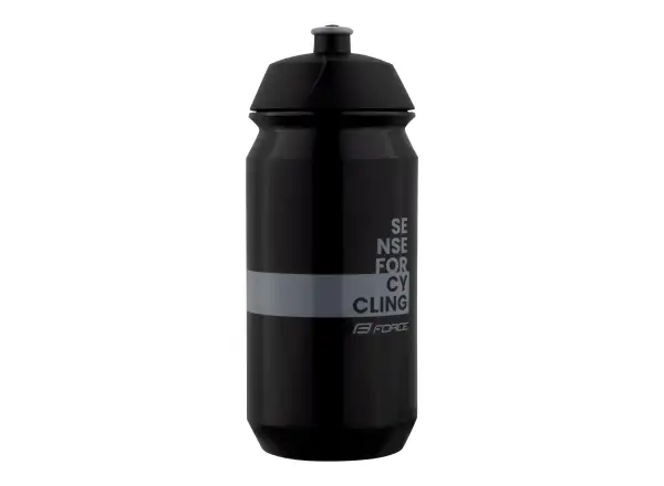 Force Fine cyklistická fľaša 500 ml čierna/sivá