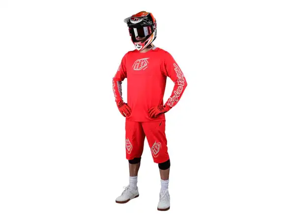Troy Lee Designs Sprint Pánske šortky Mono Race Red