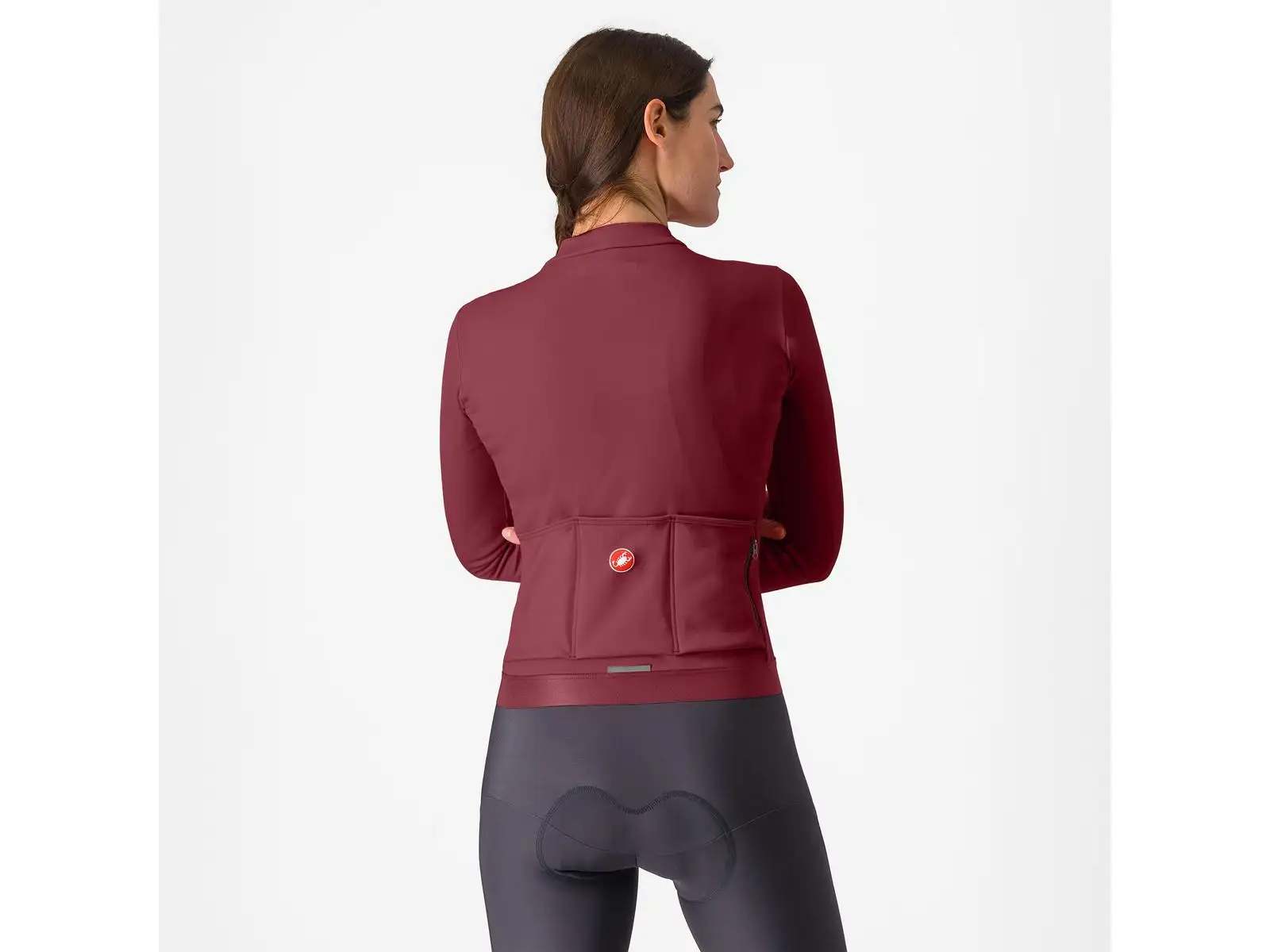 Castelli Espresso Thermal dámsky dres Deep Bordeaux