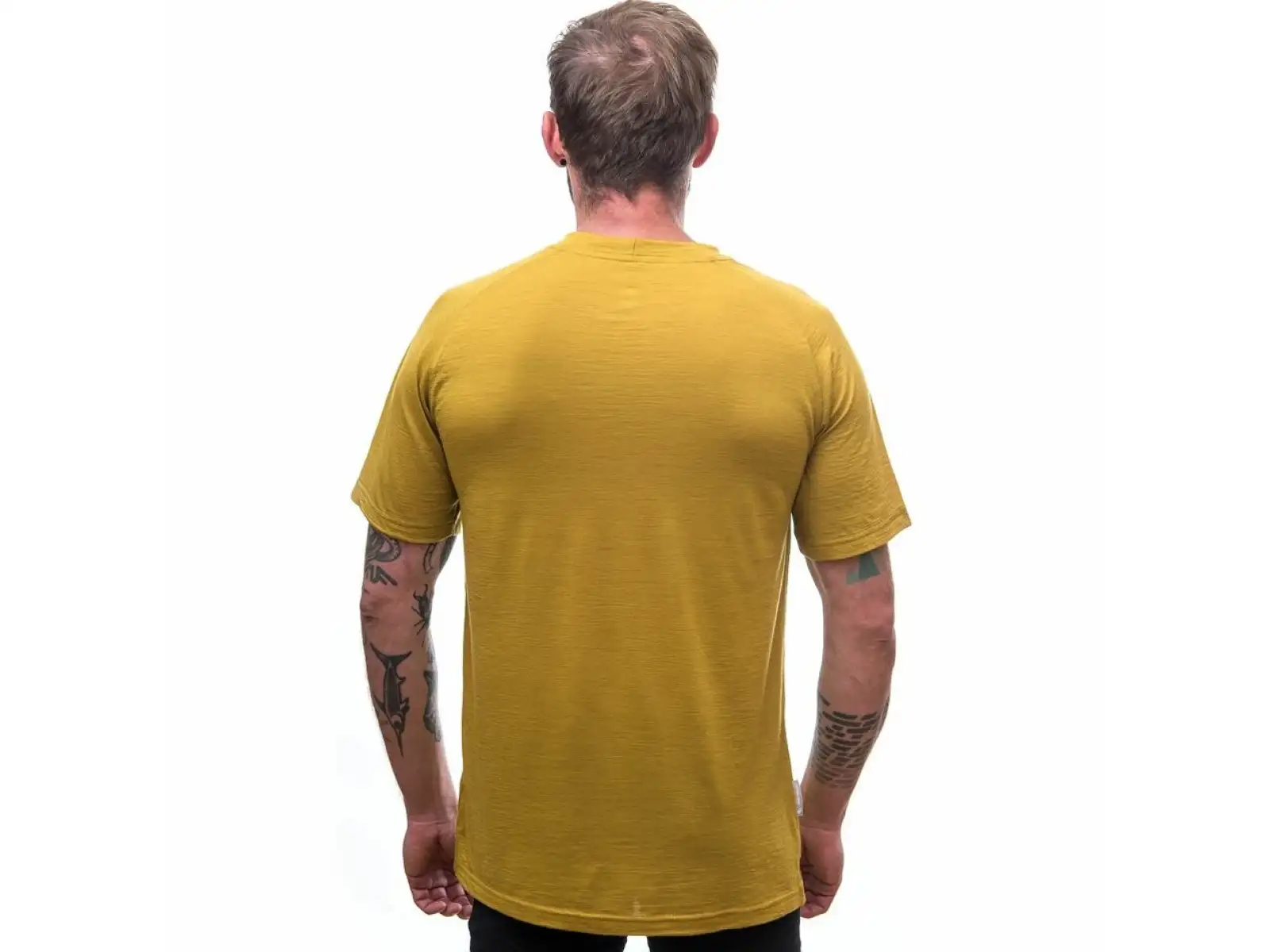 Sensor Merino Air PT Explore pánske tričko krátky rukáv Mustard