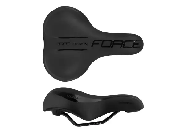 Force Comfort Gel Lady dámske turistické sedlo čierna