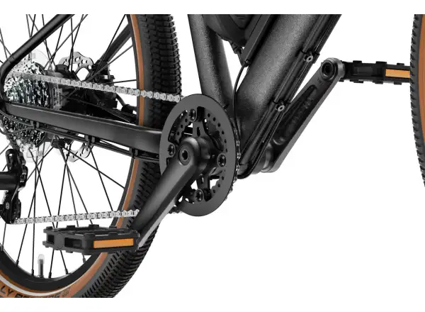 Woom Explore e 5 detský elektrobicykel Graphite Grey