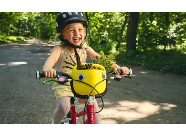 Woom POP košík na bicykel Marshmallow Pink