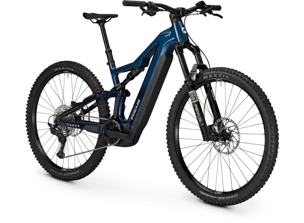 Focus THRON 8 720Wh celoodpružený elektrobicykel Azurblue / Sydneyblue