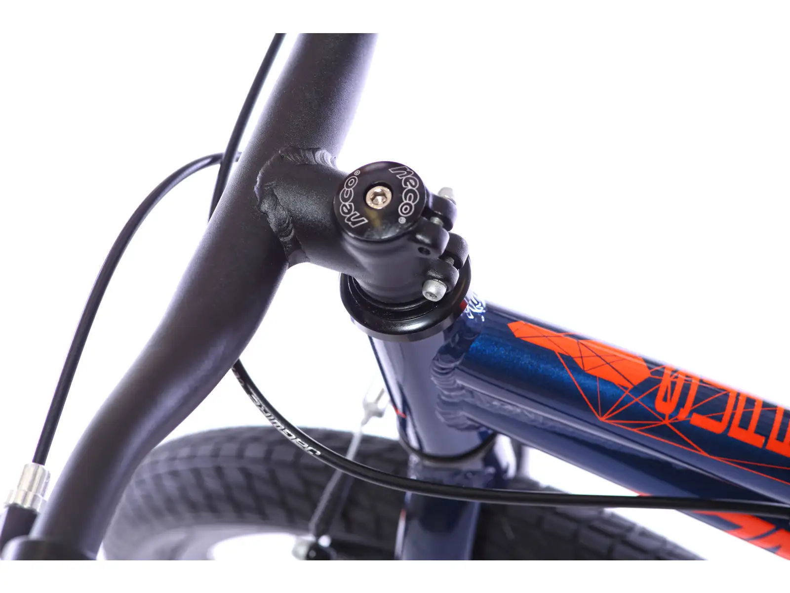 Detský bicykel Amulet 16 Mini Superlite tmavomodrá metalíza/oranžová lesklá