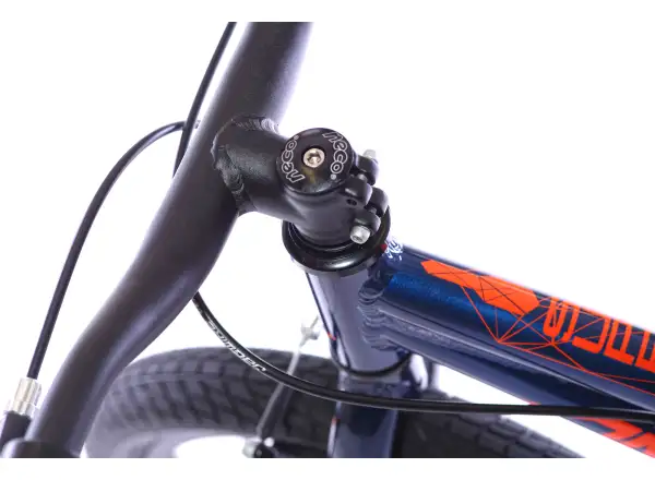 Detský bicykel Amulet 16 Mini Superlite tmavomodrá metalíza/oranžová lesklá