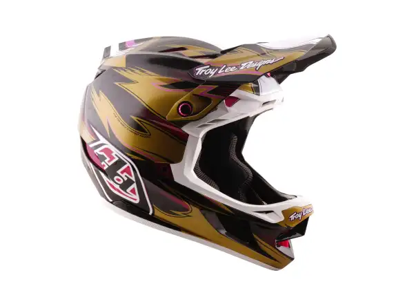 Troy Lee Designs D4 Carbon MIPS Cyclops prilba Gold
