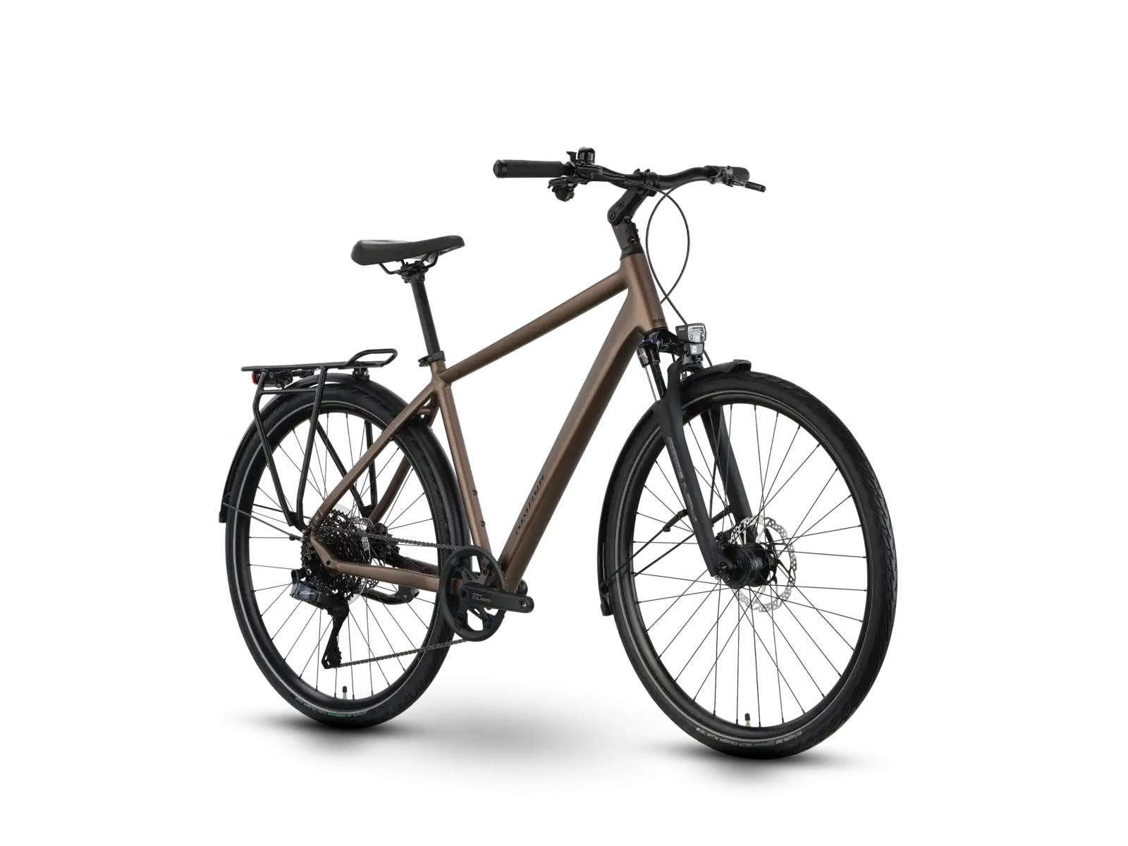 Raymon Zayn Auto Diamond trekingový bicykel Mushroom/Black