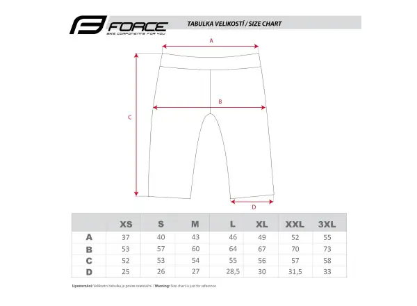 Force Blade pánske MTB šortky bez vložky čierne