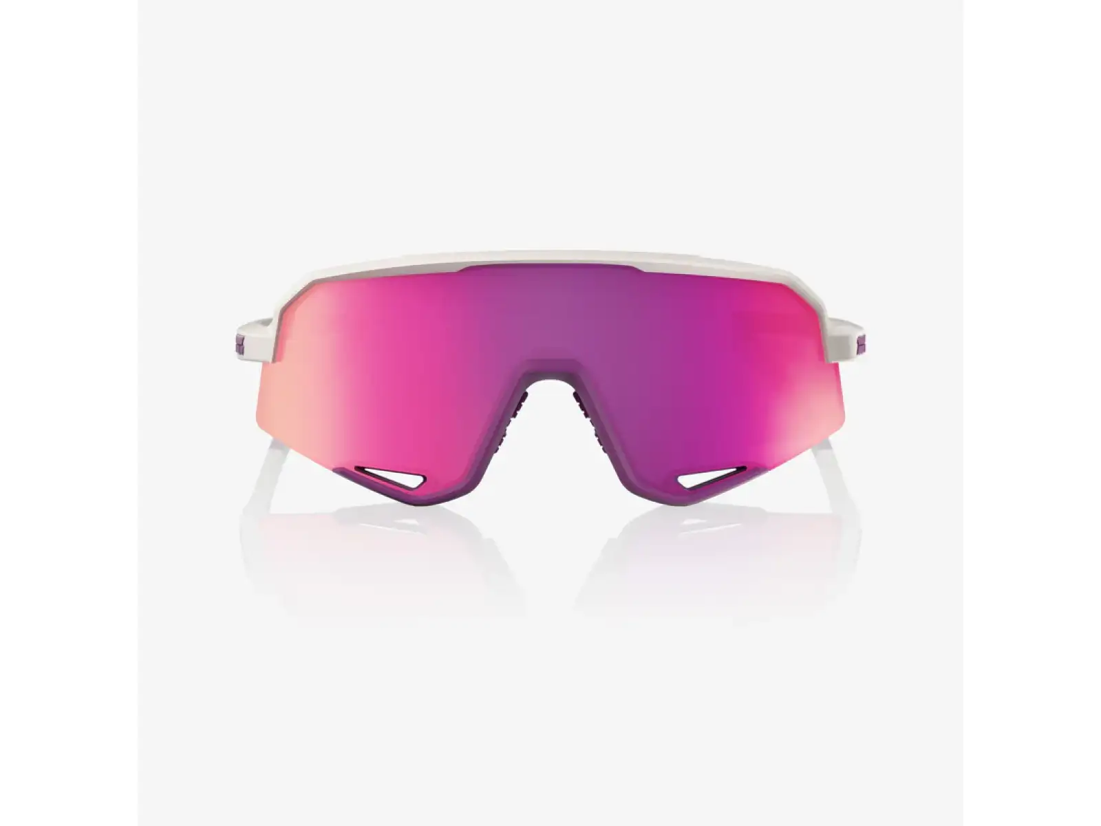 100% Slendale slnečné okuliare Matte Chalk/Purple Multilayer Mirror Lens