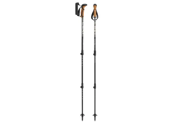 Khumbu Lite trekingové palice black-pale clay light-dark anthracite
