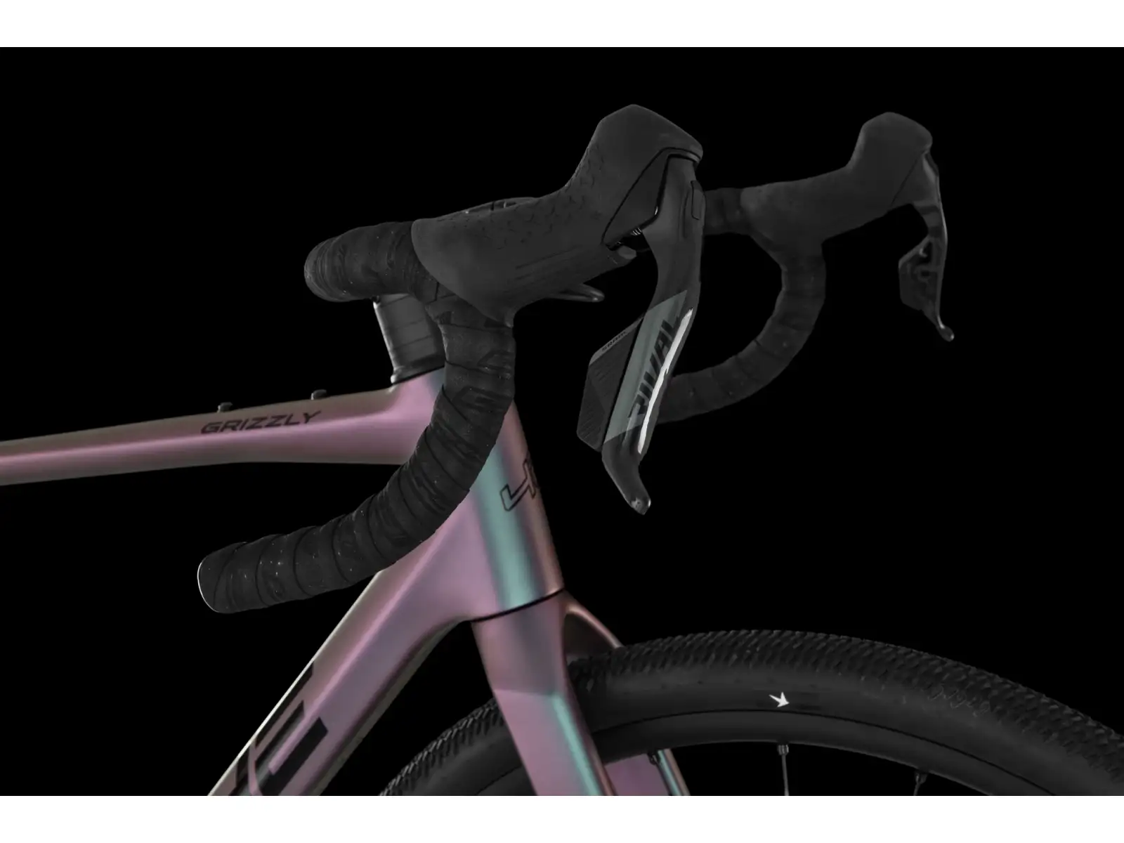 4Ever Grizzly AXS gravel bicykel Titan Rainbow