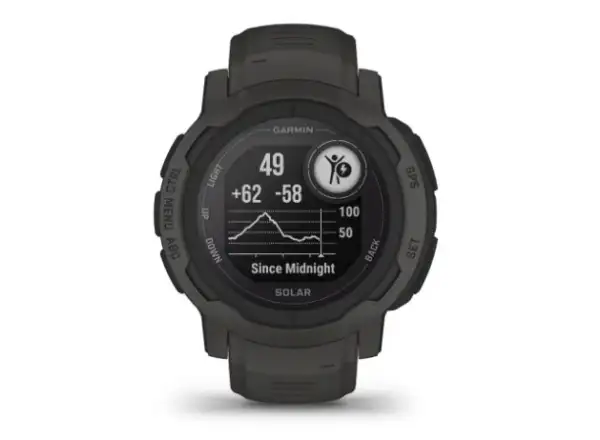 Garmin Instinct 2 Solar inteligentné hodinky Graphite