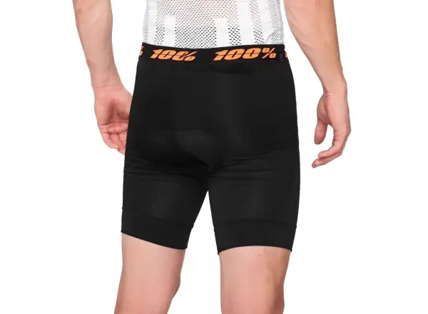100% Crux Mens Liner pánske vnútorné šortky čierne