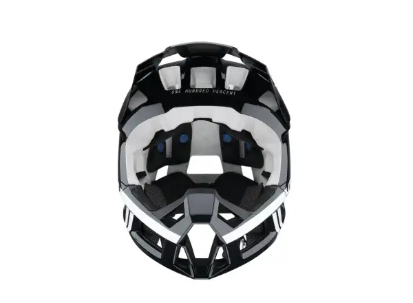 100% Trajecta w/Fidlock prilba Black/White