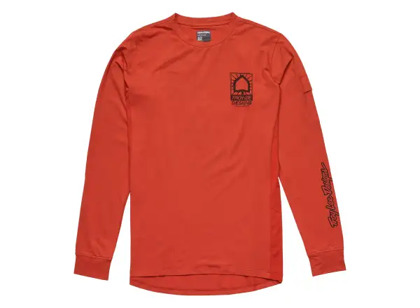 Troy Lee Designs Ruckus Ride Tee Create To Destroy pánsky dres dlhý rukáv Brick