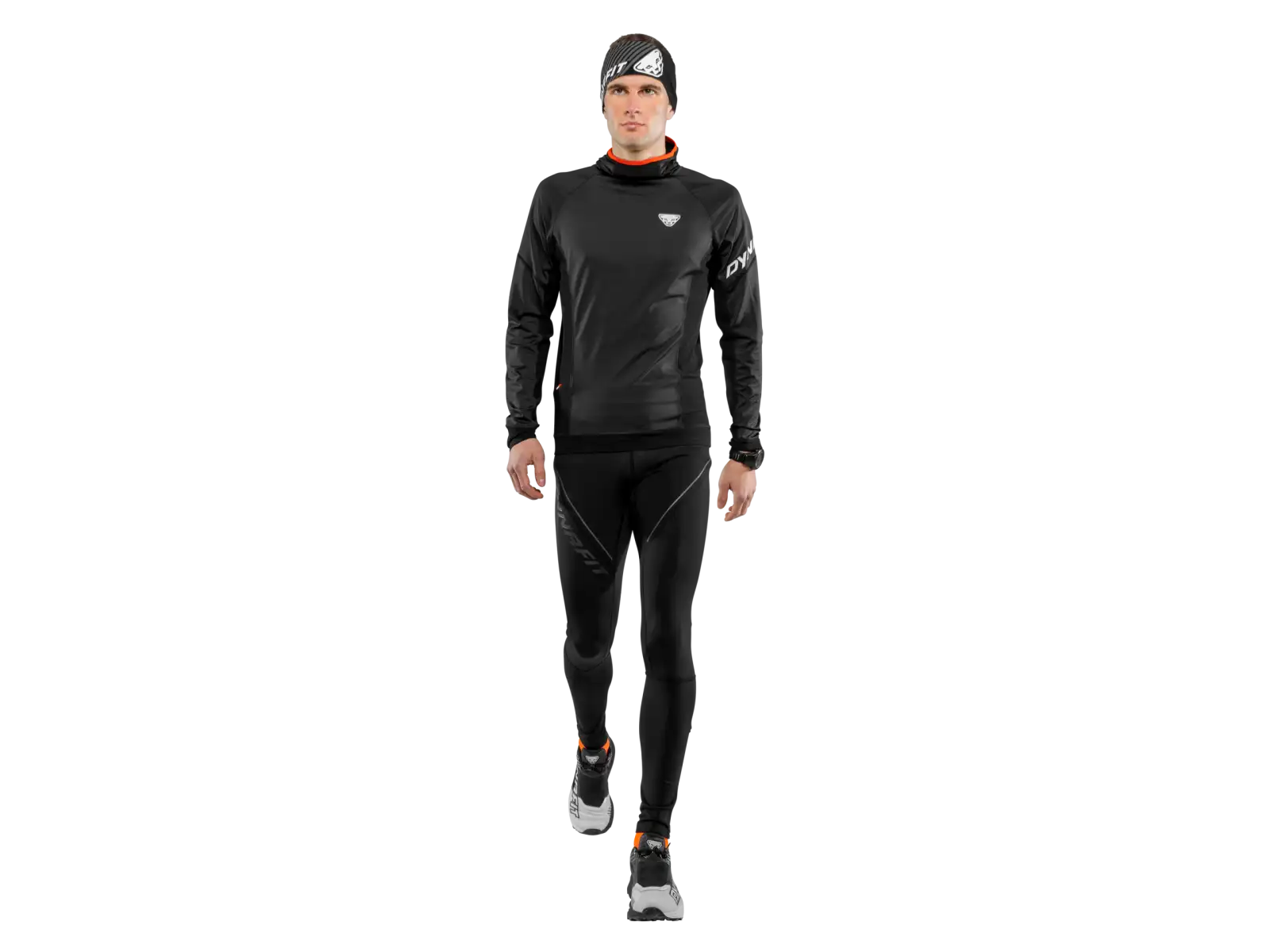 Dynafit Winter Running Tights pánske bežecké legíny Black Out