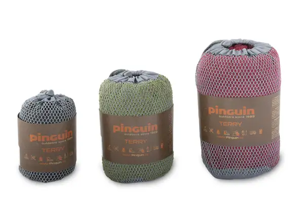Pinguin Terry Towel uterák L red (120x60 cm)