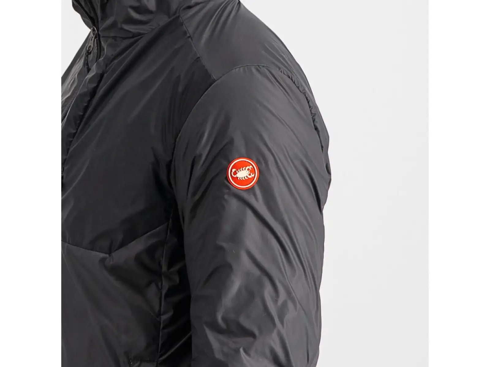 Castelli Riscalda Puffy pánska bunda dark gray/eletric lime