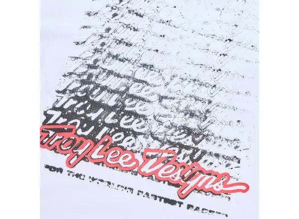 Troy Lee Designs Repeat pánske tričko krátky rukáv White