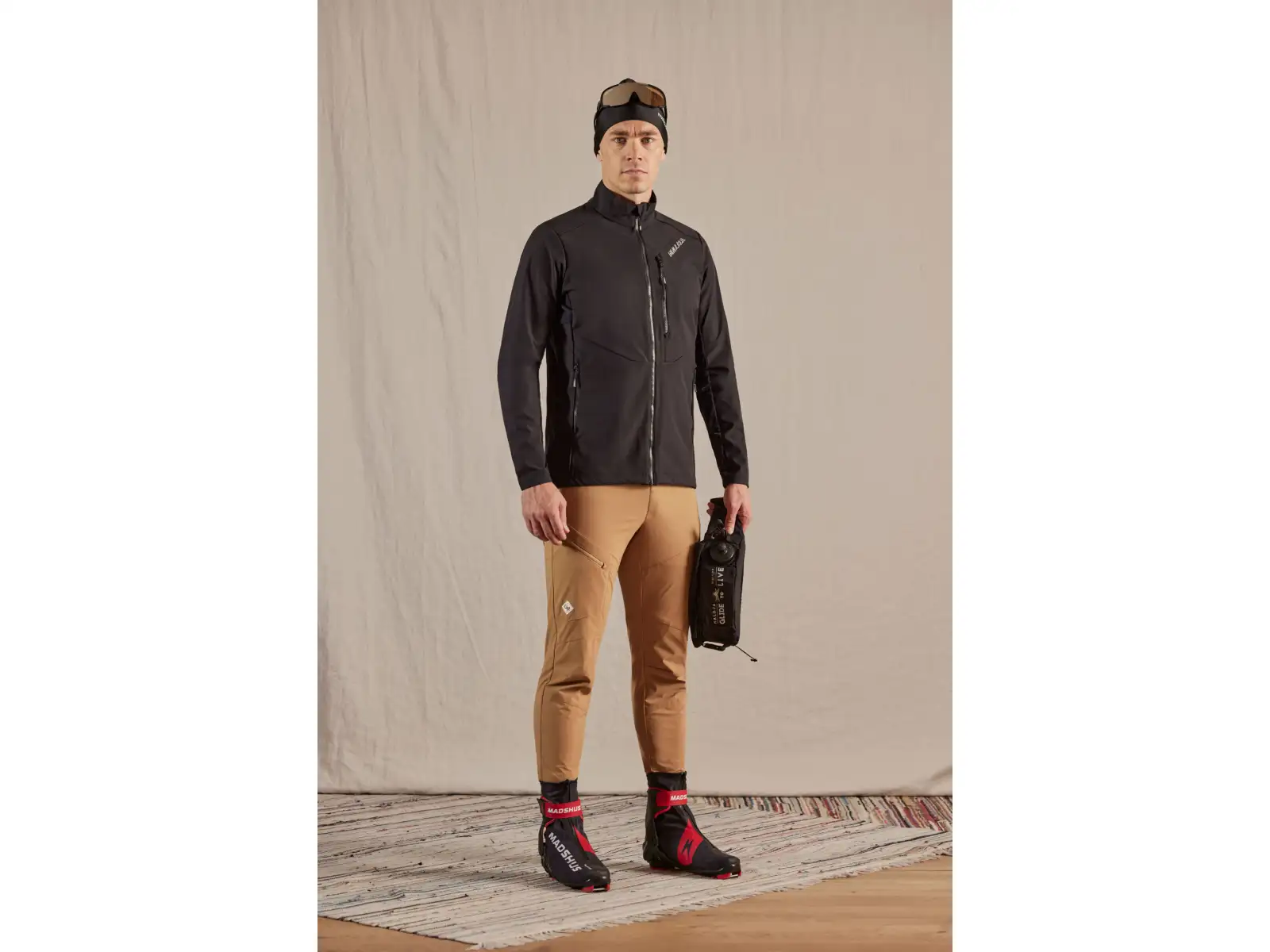 Maloja AlpelM. pánska bunda Deep Black Multi