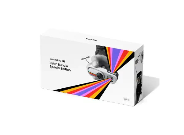 Insta360 GO 3S kamera Retro bundle 64 GB špeciálna edícia biela
