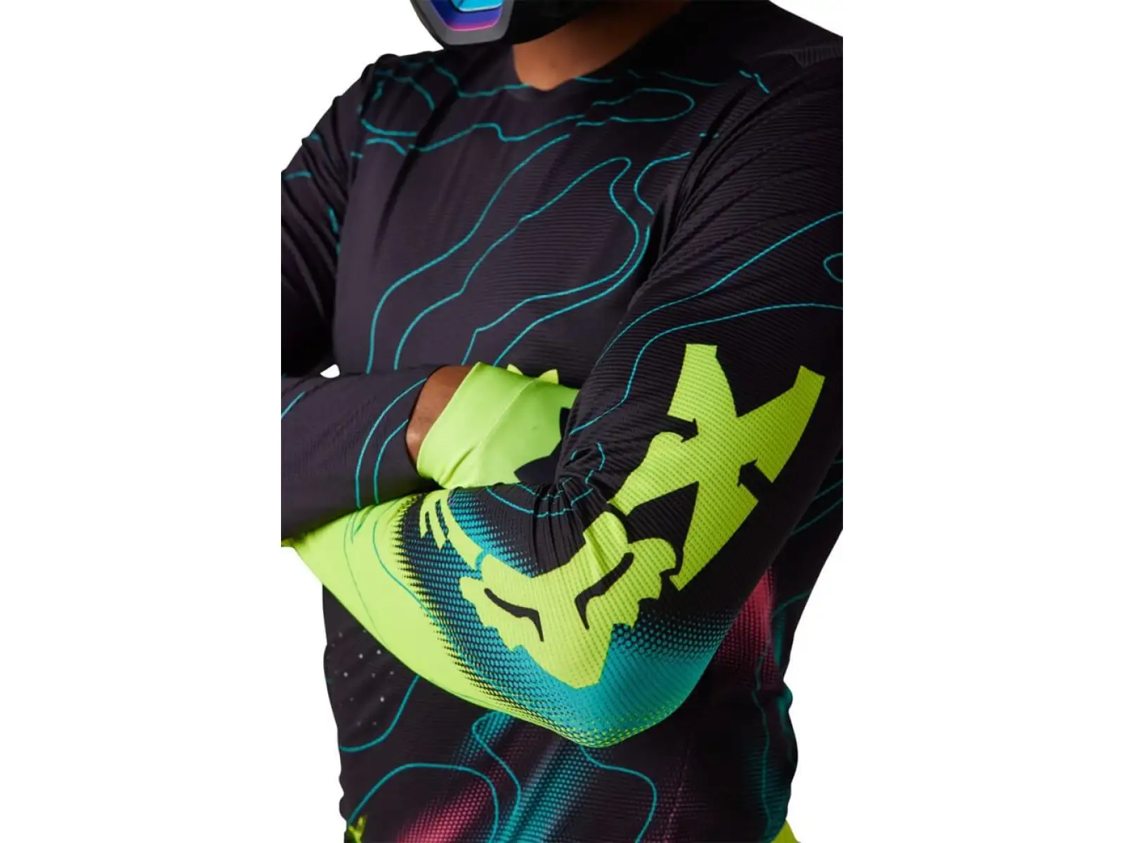 Fox Flexair Lunar pánsky dres dlhý rukáv Black