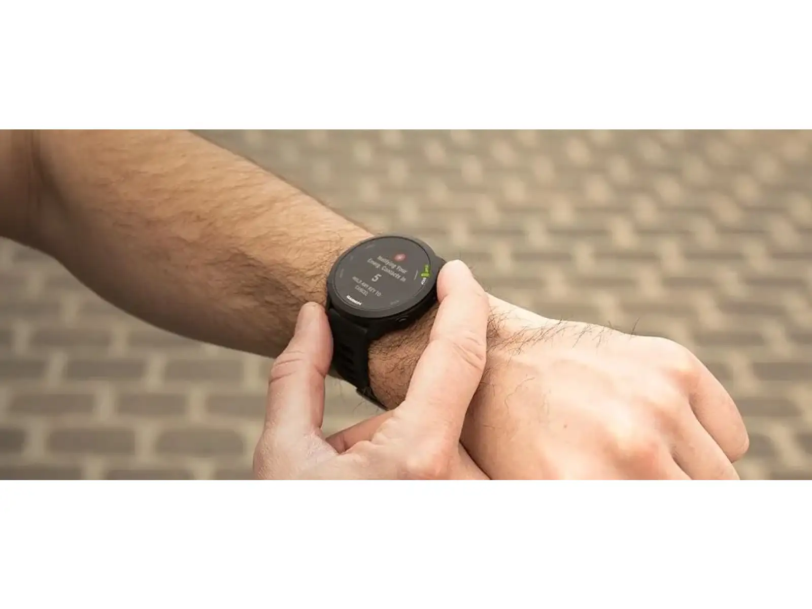 Garmin Forerunner 55 inteligentné hodinky Black