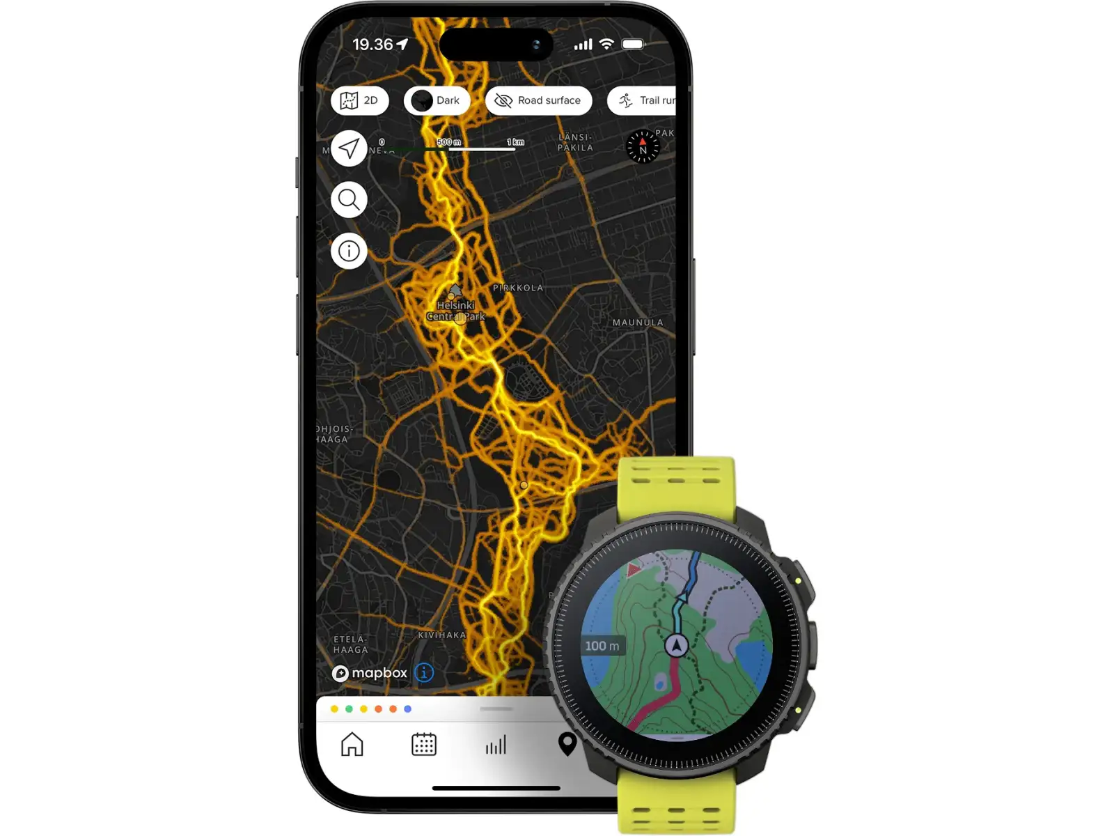 Suunto Vertical smart hodinky Black Lime