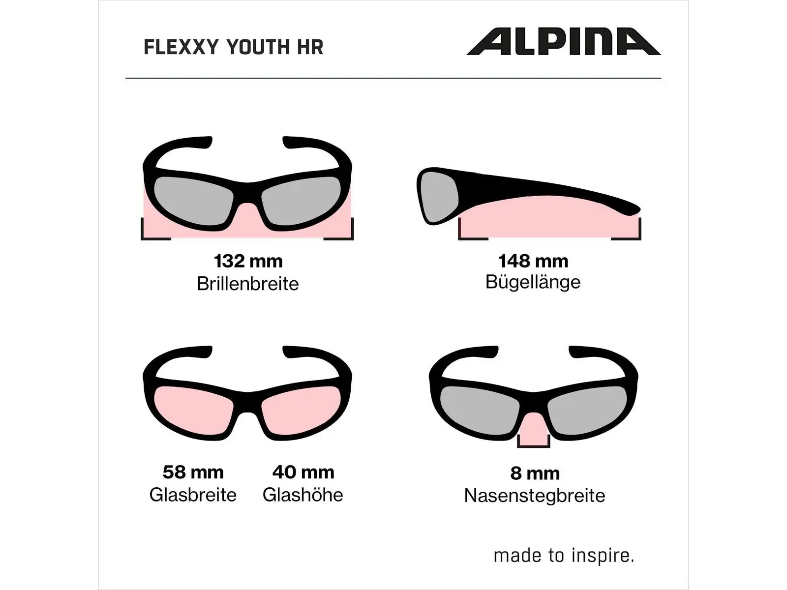 Alpina Flexxy Youth HR detské okuliare Blue-Red Matt/Blue mirror