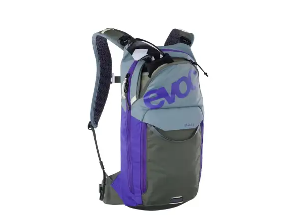 Evoc Stage 6 l batoh Steel/Violet/Dark Olive