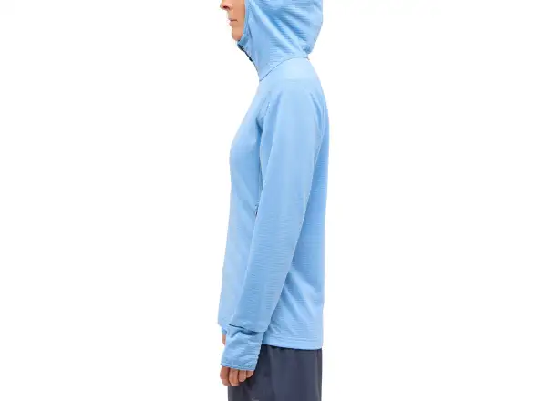 Haglöfs L.I.M Mid Multi Hood dámska mikina s kapucňou svetlo modrá