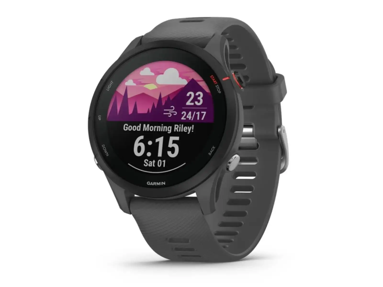 Garmin Forerunner 255 inteligentné hodinky Slate Gray