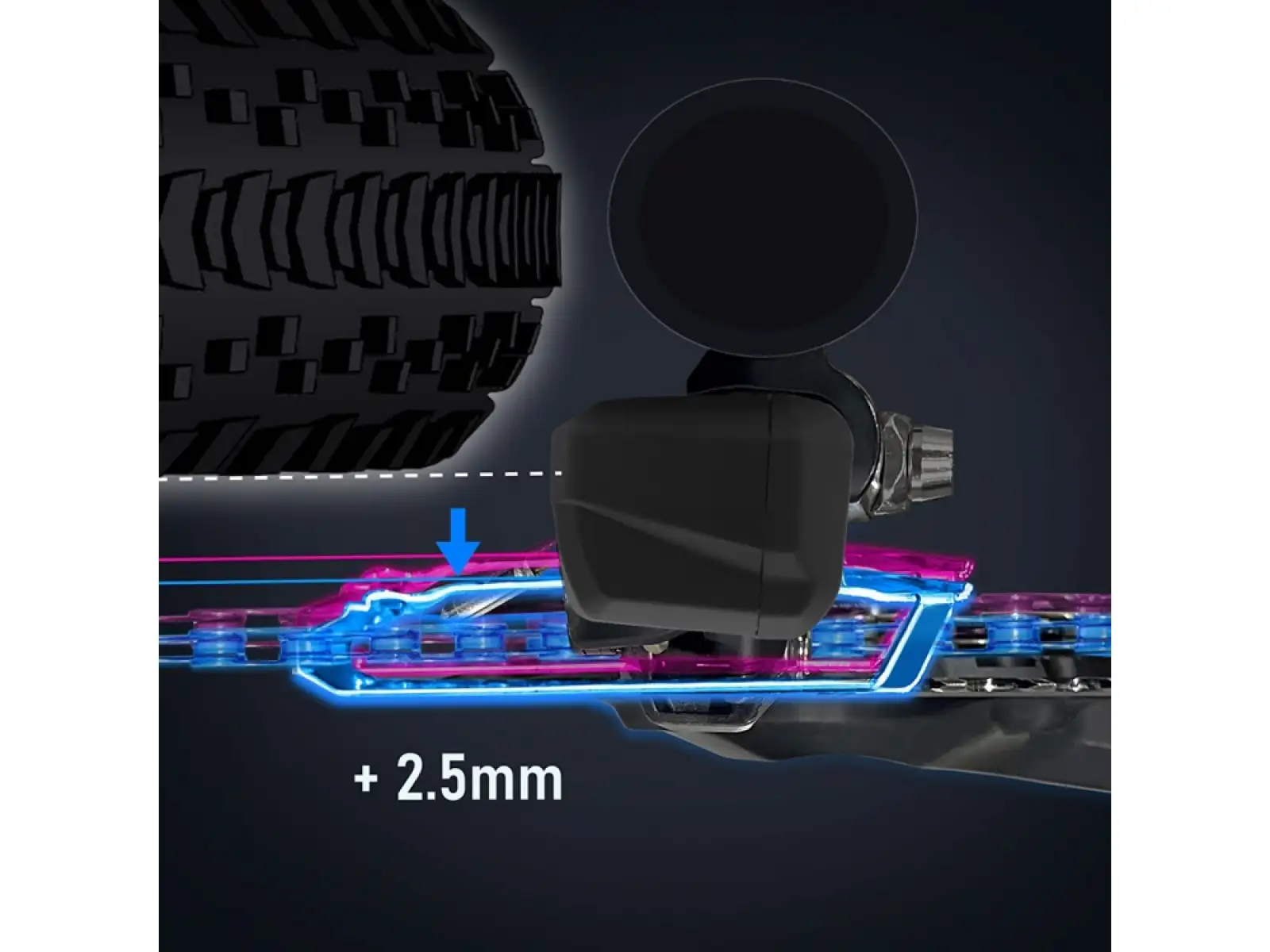 Shimano GRX Di2 FD-RX825 2x12 sp. prešmykač