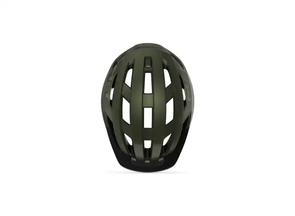 MET Allroad Cyklistická prilba Olive Iridescent
