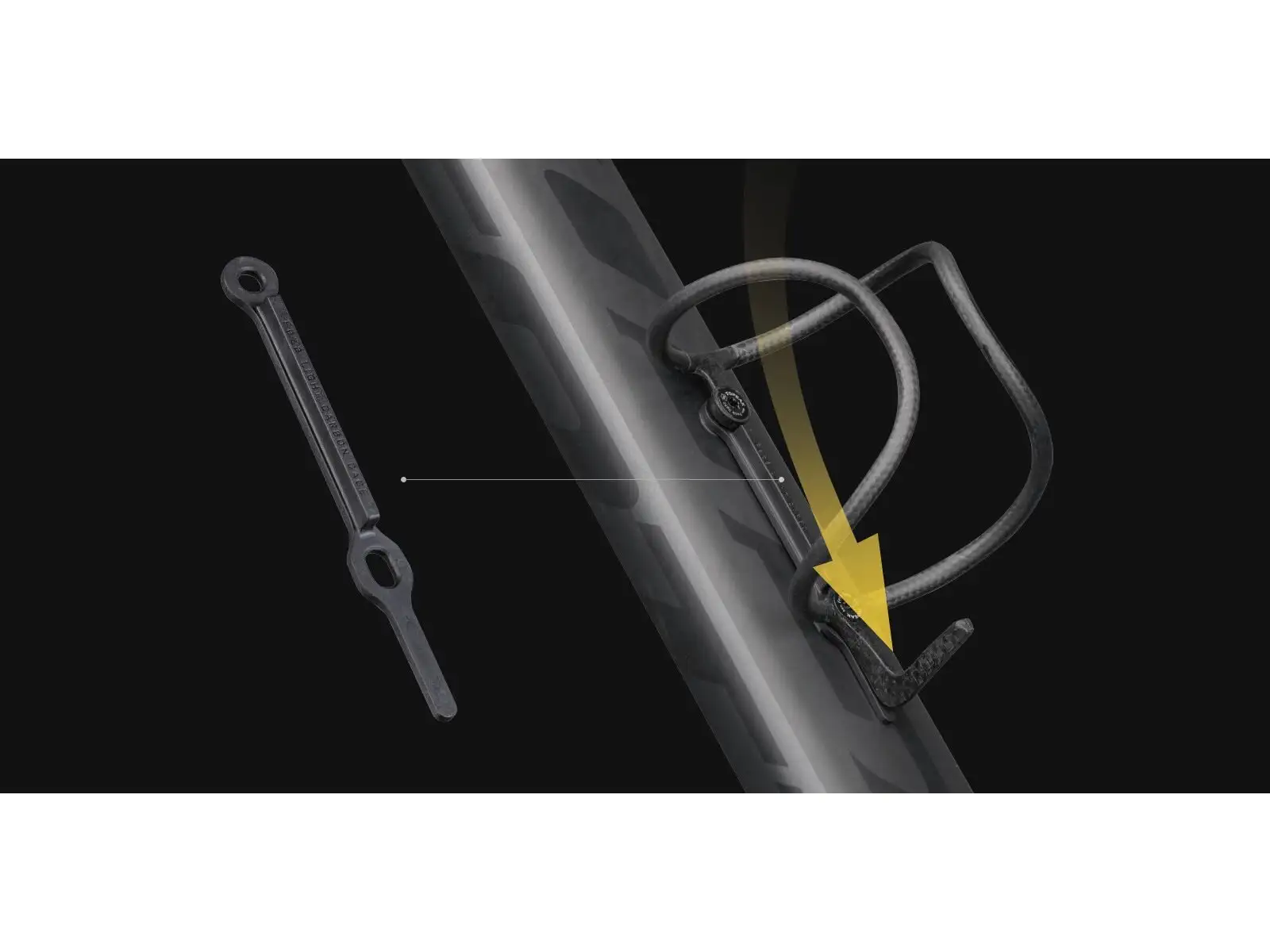 Topeak Feza Cage Tubular Carbon košík na fľašu R10 Black