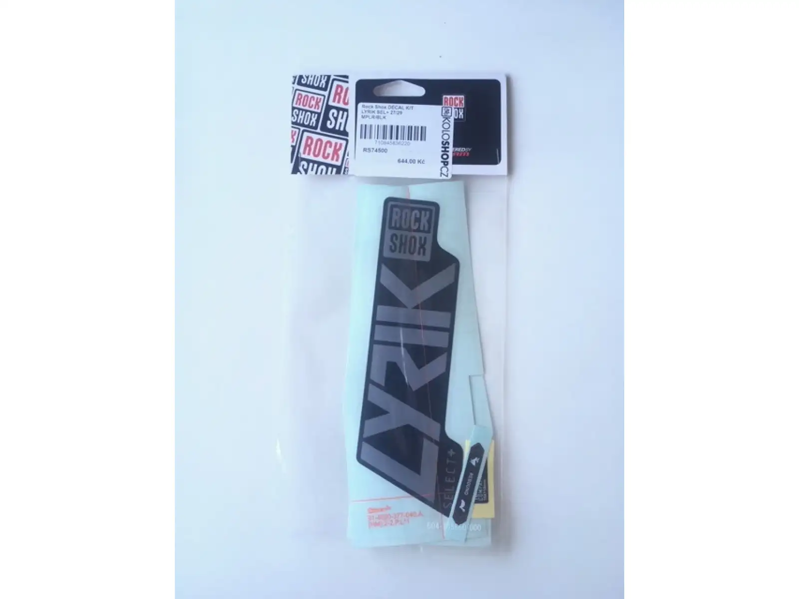 Rock Shox Decal Kit pre Lyrik Select+ 27,5" a 29" Polar Grey/Gloss Black