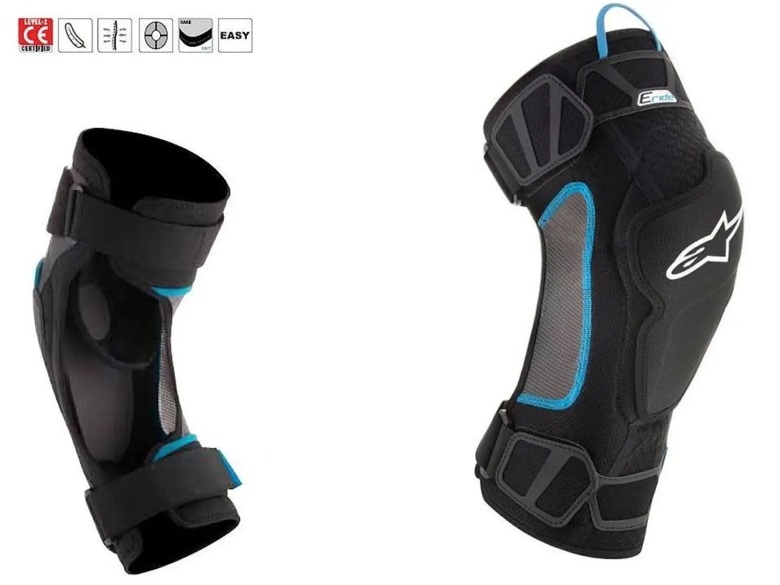 Alpinestars E-ride chrániče kolien black