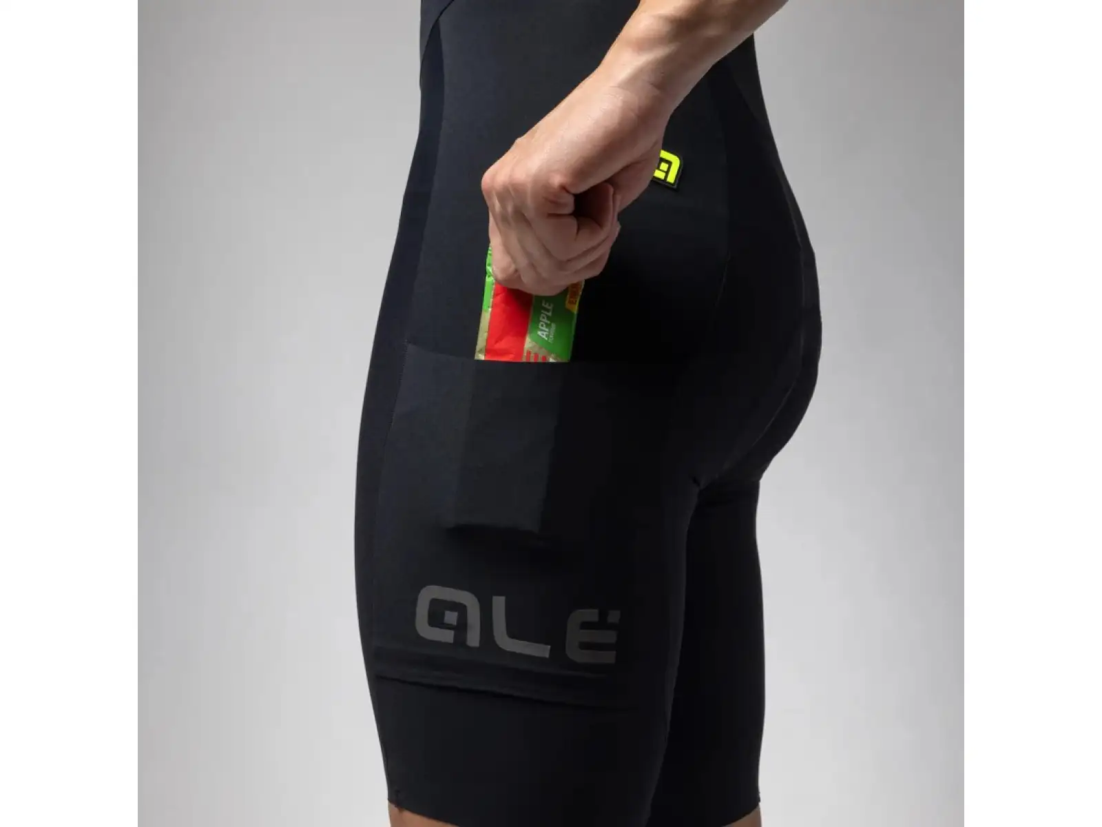 Alé Off Road Gravel-Pro pánske kraťasy s vložkou a laclom Black