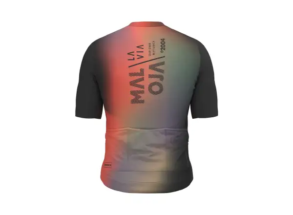 Maloja RamseckM. pánsky dres krátky rukáv Deep Black Multi