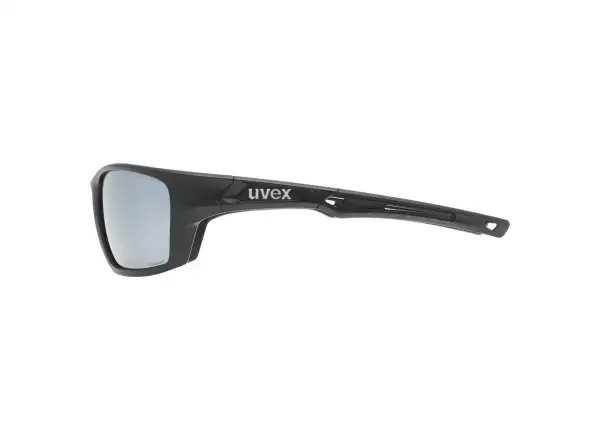 Uvex Sportstyle 232 P okuliare Black Mat Red/Polavision Mirror Silver